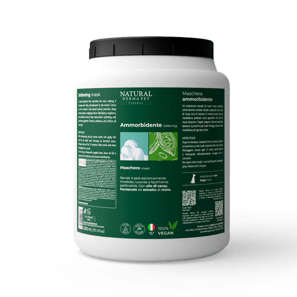 Minkštinamasis augintinių kondicionierius glotniam kailiui