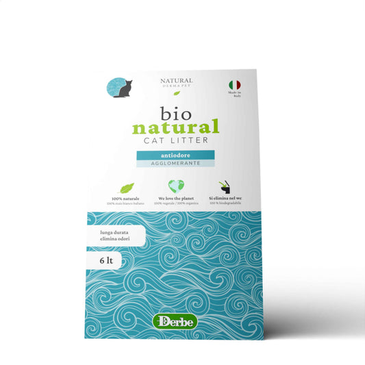Cat litter made from natural corn with advanced odor control and air purification – 6L.