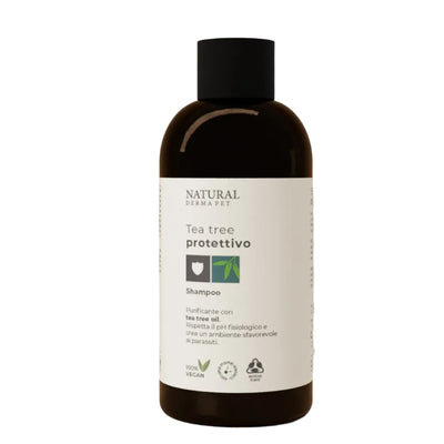 Šunų šampūnas giliai valantis su arbatmedžio aliejumi