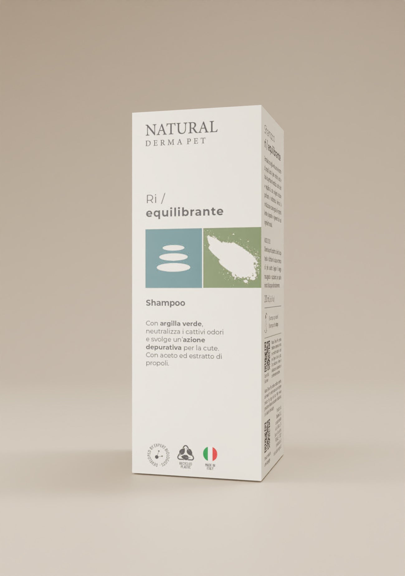 Detoksikuojantis šunų šampūnas su žaliuoju moliu ir propoliu