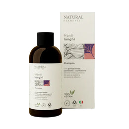 Šunų šampūnas ilgaplaukio kailio priežiūrai su pantenoliu ir ginkmedžiu