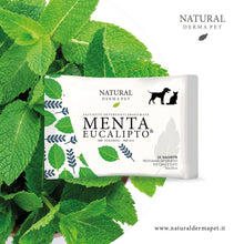 Mitras suņu un kaķu salvetes ar piparmētru un eikalipta aromātu apmatojumam