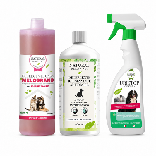 Pet Stain & Odor Home Cleaning Bundle – Floors, Laundry & Fabrics
