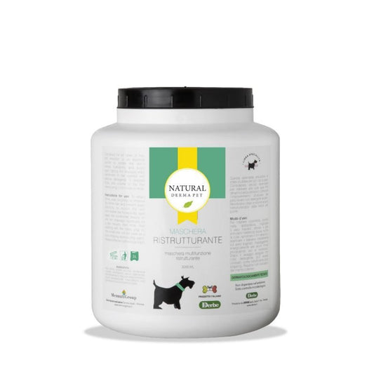 Restructuring dog mask for coat volume and shine