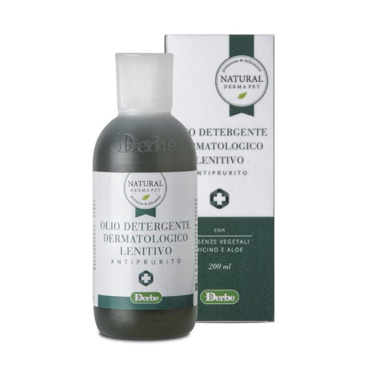 200ml Anti-Itch No-Rinse Cleansing Oil for Dogs and Cats with Castor Oil and Aloe