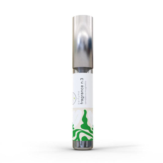 Bottle of dog and cat perfume for pets, scented with sandalwood & lily of the valley 15ml