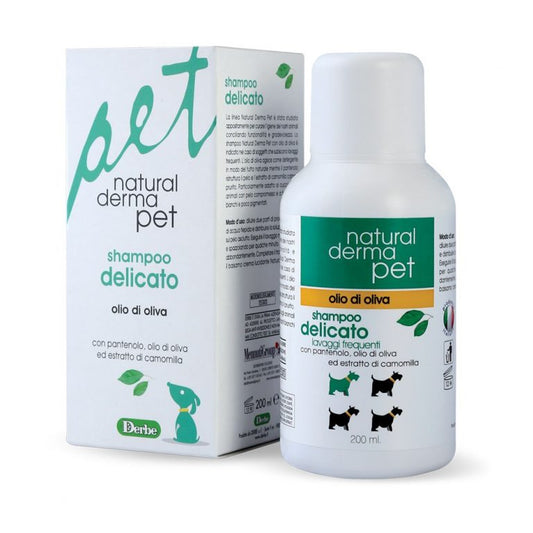 Frequent use dog shampoo with olive oil and chamomile