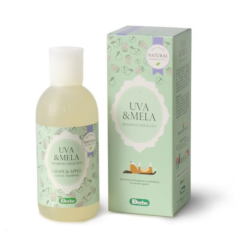 Dog Shampoo – Revitalizing & Nourishing – for Damaged Coats – With Grape & Apple – 5L