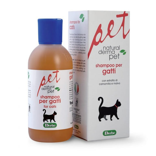 Cat shampoo with chamomile and mallow for sensitive skin