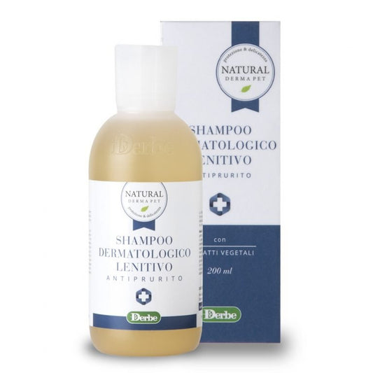 Soothing anti-itch dog shampoo with aloe and chamomile