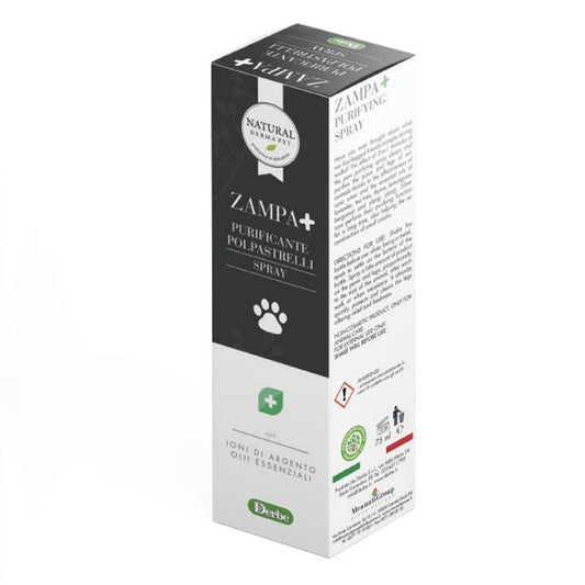 Dog paw purifying spray with silver ions and essential oils – 75ml